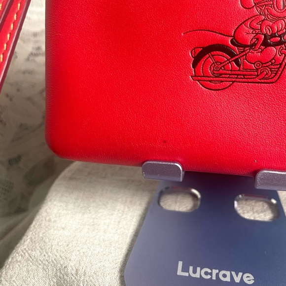 Disney X Coach Mickey Mouse Motorcycle Leather CornerZip Limited Edition NWOT - Picture 3 of 6